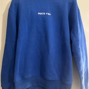 White Fox Boutique Blue Sweatshirt